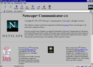 Netscape Navigator Software